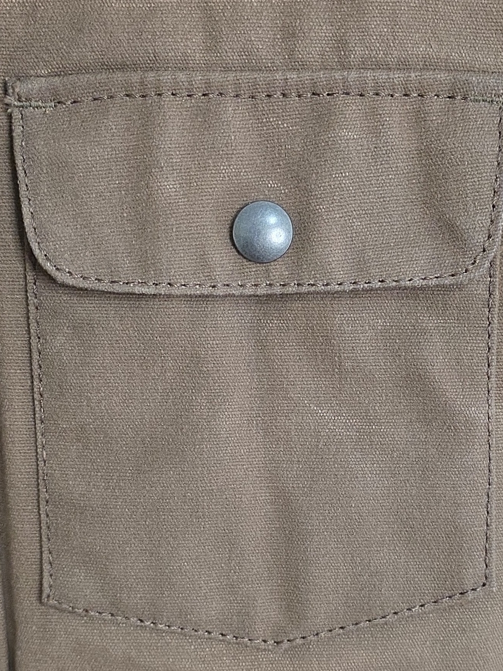 Iron and Resin Cruiser Men's Brown Lined Waterproof Canvas Jacket in size S - Picture 3 of 9